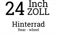 Hinterrad 24 Zoll Singlespeed