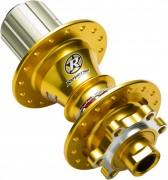 REVERSE Nabe EVO-9 Disc HR 135/10+12mm 32L gold 295gr.