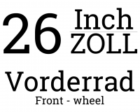 Vorderrad 26 Zoll Singlespeed